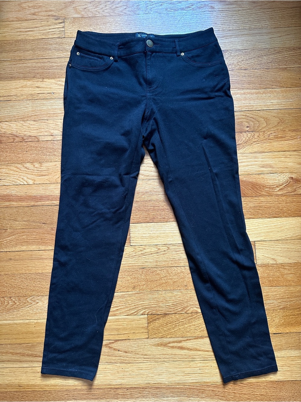 Inc International Concepts Women's Straight Leg Black Pants Size 8